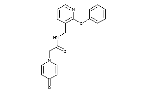 2-(4-keto-1-pyridyl)-N-[(2-phenoxy-3-pyridyl)methyl]acetamide