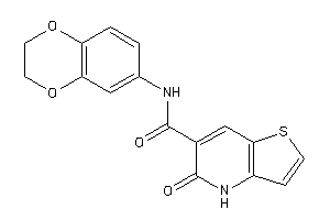 Image of N-(2,3-dihydro-1,4-benzodioxin-6-yl)-5-keto-4H-thieno[3,2-b]pyridine-6-carboxamide