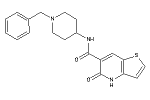 Image of N-(1-benzyl-4-piperidyl)-5-keto-4H-thieno[3,2-b]pyridine-6-carboxamide