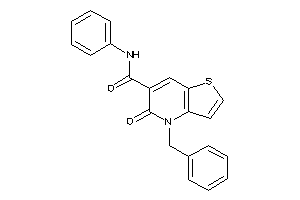 4-benzyl-5-keto-N-phenyl-thieno[3,2-b]pyridine-6-carboxamide