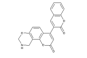 4-(2-ketochromen-3-yl)-9,10-dihydro-8H-pyrano[2,3-f][1,3]benzoxazin-2-one