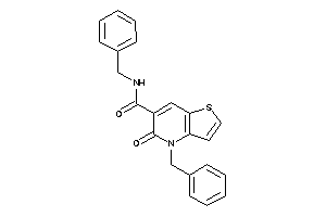 N,4-dibenzyl-5-keto-thieno[3,2-b]pyridine-6-carboxamide