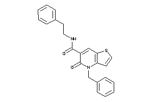 4-benzyl-5-keto-N-phenethyl-thieno[3,2-b]pyridine-6-carboxamide