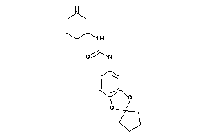 1-(3-piperidyl)-3-spiro[1,3-benzodioxole-2,1'-cyclopentane]-5-yl-urea