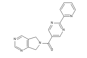 5,7-dihydropyrrolo[3,4-d]pyrimidin-6-yl-[2-(2-pyridyl)pyrimidin-5-yl]methanone