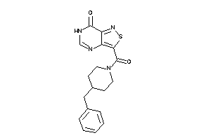 Image of 3-(4-benzylpiperidine-1-carbonyl)-6H-isothiazolo[4,3-d]pyrimidin-7-one