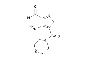 Image of 3-(thiomorpholine-4-carbonyl)-6H-isothiazolo[4,3-d]pyrimidin-7-one