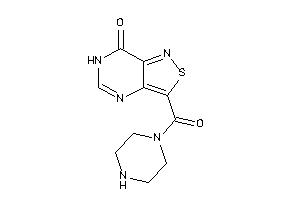 Image of 3-(piperazine-1-carbonyl)-6H-isothiazolo[4,3-d]pyrimidin-7-one