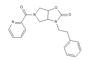 3-phenethyl-5-picolinoyl-3a,4,6,6a-tetrahydropyrrolo[3,4-d]oxazol-2-one