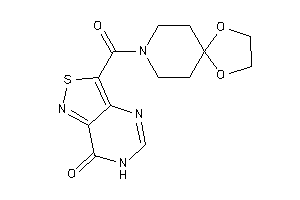 Image of 3-(1,4-dioxa-8-azaspiro[4.5]decane-8-carbonyl)-6H-isothiazolo[4,3-d]pyrimidin-7-one