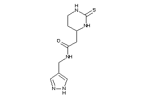 N-(1H-pyrazol-4-ylmethyl)-2-(2-thioxohexahydropyrimidin-4-yl)acetamide