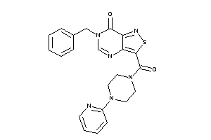 Image of 6-benzyl-3-[4-(2-pyridyl)piperazine-1-carbonyl]isothiazolo[4,3-d]pyrimidin-7-one