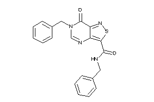 N,6-dibenzyl-7-keto-isothiazolo[4,3-d]pyrimidine-3-carboxamide