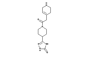 3-[1-[2-(1,2,3,6-tetrahydropyridin-4-yl)acetyl]-4-piperidyl]-1,4-dihydro-1,2,4-triazol-5-one