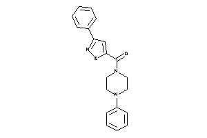 (3-phenylisothiazol-5-yl)-(4-phenylpiperazino)methanone