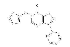 Image of 6-(2-furfuryl)-3-(2-pyridyl)isothiazolo[4,5-d]pyrimidin-7-one