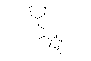 3-[1-(1,4-dithiepan-6-yl)-3-piperidyl]-1,4-dihydro-1,2,4-triazol-5-one