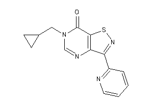 Image of 6-(cyclopropylmethyl)-3-(2-pyridyl)isothiazolo[4,5-d]pyrimidin-7-one