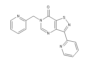 Image of 3-(2-pyridyl)-6-(2-pyridylmethyl)isothiazolo[4,5-d]pyrimidin-7-one