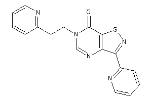3-(2-pyridyl)-6-[2-(2-pyridyl)ethyl]isothiazolo[4,5-d]pyrimidin-7-one