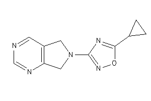 5-cyclopropyl-3-(5,7-dihydropyrrolo[3,4-d]pyrimidin-6-yl)-1,2,4-oxadiazole