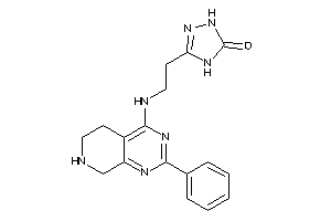 3-[2-[(2-phenyl-5,6,7,8-tetrahydropyrido[3,4-d]pyrimidin-4-yl)amino]ethyl]-1,4-dihydro-1,2,4-triazol-5-one