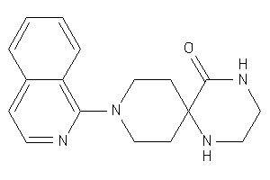 Image of 9-(1-isoquinolyl)-1,4,9-triazaspiro[5.5]undecan-5-one