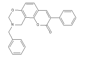 Image of 9-benzyl-3-phenyl-8,10-dihydropyrano[2,3-f][1,3]benzoxazin-2-one