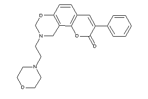 9-(2-morpholinoethyl)-3-phenyl-8,10-dihydropyrano[2,3-f][1,3]benzoxazin-2-one