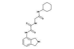 N-[2-(cyclohexylamino)-2-keto-ethyl]-N'-isoindolin-4-yl-oxamide