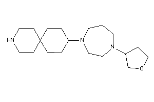 3-(4-tetrahydrofuran-3-yl-1,4-diazepan-1-yl)-9-azaspiro[5.5]undecane