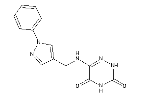 6-[(1-phenylpyrazol-4-yl)methylamino]-2H-1,2,4-triazine-3,5-quinone