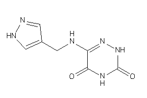 6-(1H-pyrazol-4-ylmethylamino)-2H-1,2,4-triazine-3,5-quinone