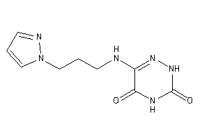 6-(3-pyrazol-1-ylpropylamino)-2H-1,2,4-triazine-3,5-quinone