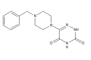 6-(4-benzylpiperazino)-2H-1,2,4-triazine-3,5-quinone