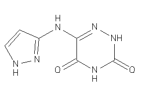 6-(1H-pyrazol-3-ylamino)-2H-1,2,4-triazine-3,5-quinone