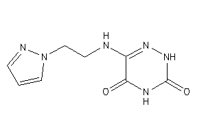 6-(2-pyrazol-1-ylethylamino)-2H-1,2,4-triazine-3,5-quinone