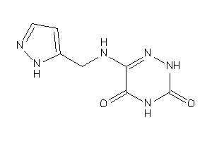 6-(1H-pyrazol-5-ylmethylamino)-2H-1,2,4-triazine-3,5-quinone