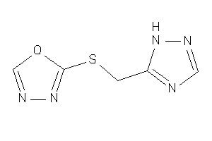2-(1H-1,2,4-triazol-5-ylmethylthio)-1,3,4-oxadiazole