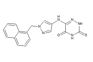 6-[[1-(1-naphthylmethyl)pyrazol-4-yl]amino]-2H-1,2,4-triazine-3,5-quinone