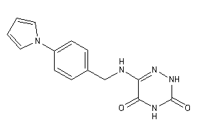 6-[(4-pyrrol-1-ylbenzyl)amino]-2H-1,2,4-triazine-3,5-quinone