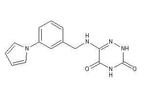 6-[(3-pyrrol-1-ylbenzyl)amino]-2H-1,2,4-triazine-3,5-quinone