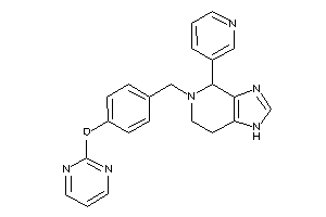 4-(3-pyridyl)-5-[4-(2-pyrimidyloxy)benzyl]-1,4,6,7-tetrahydroimidazo[4,5-c]pyridine