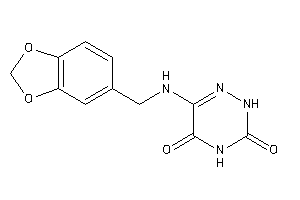 6-(piperonylamino)-2H-1,2,4-triazine-3,5-quinone