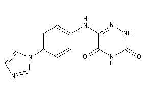 6-(4-imidazol-1-ylanilino)-2H-1,2,4-triazine-3,5-quinone