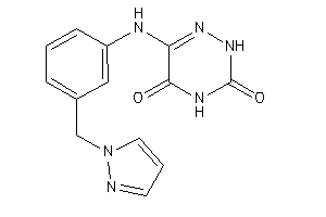 6-[3-(pyrazol-1-ylmethyl)anilino]-2H-1,2,4-triazine-3,5-quinone