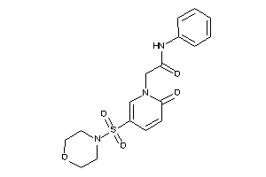 2-(2-keto-5-morpholinosulfonyl-1-pyridyl)-N-phenyl-acetamide