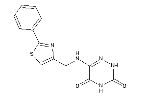 6-[(2-phenylthiazol-4-yl)methylamino]-2H-1,2,4-triazine-3,5-quinone