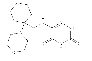 6-[(1-morpholinocyclohexyl)methylamino]-2H-1,2,4-triazine-3,5-quinone