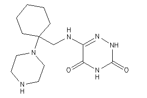 6-[(1-piperazinocyclohexyl)methylamino]-2H-1,2,4-triazine-3,5-quinone